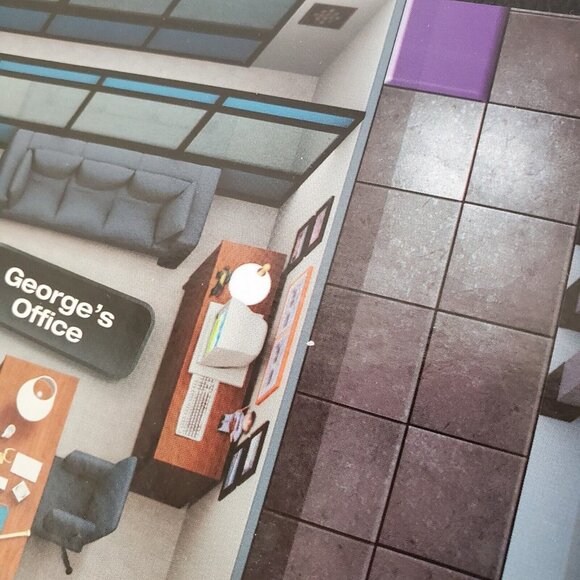 Seinfeld Clue Board Game Replacement Parts GAME BOARD Only 2009 USED - Picture 2 of 6